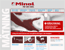 Tablet Screenshot of minol.se